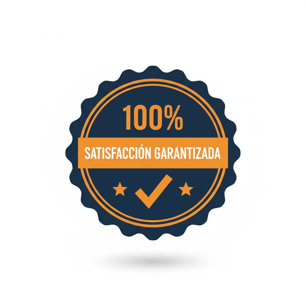100% Satisfacción garantizada
