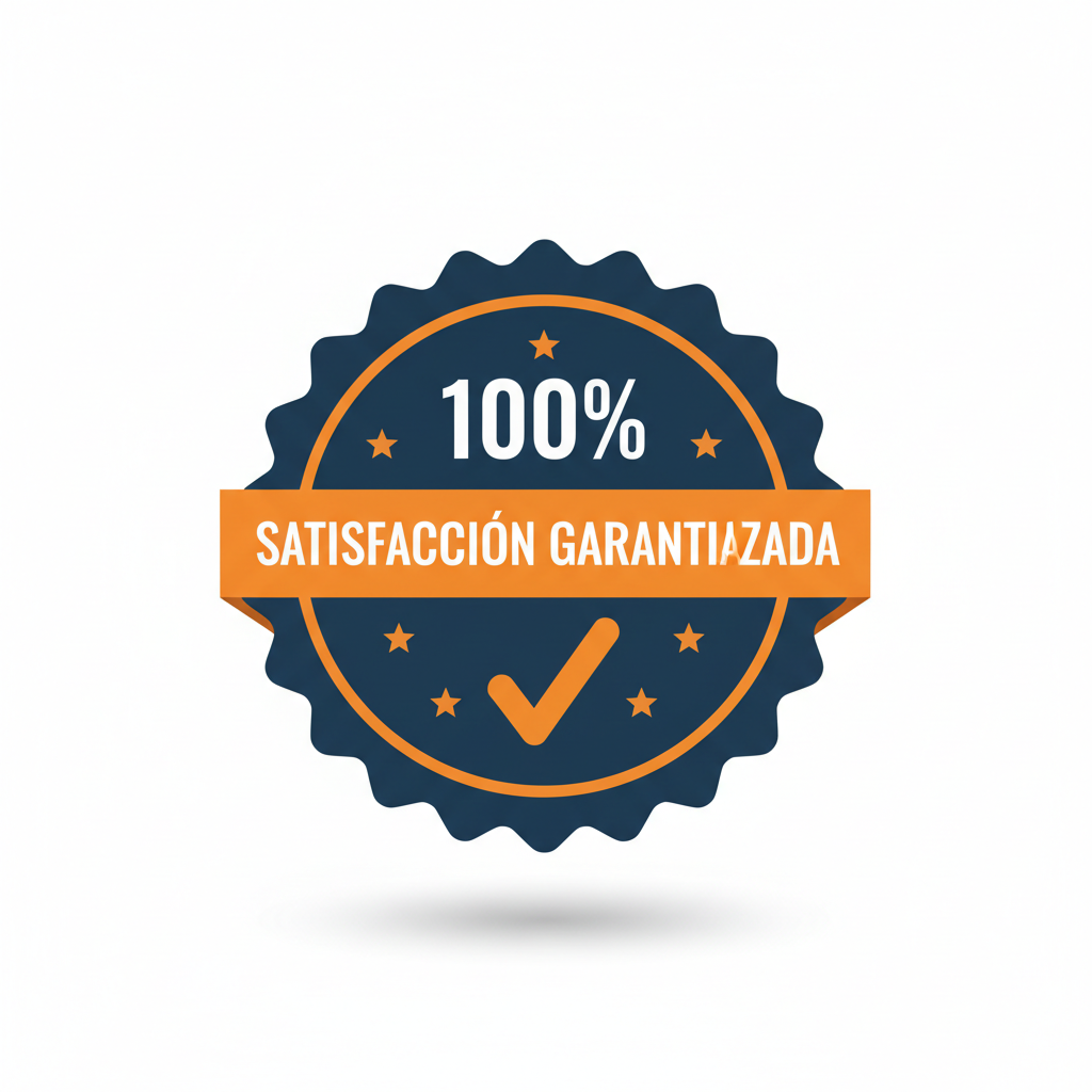 100% Satisfacción garantizada