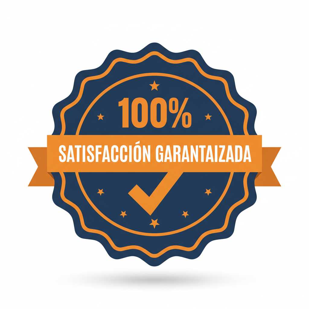100% Satisfacción garantizada