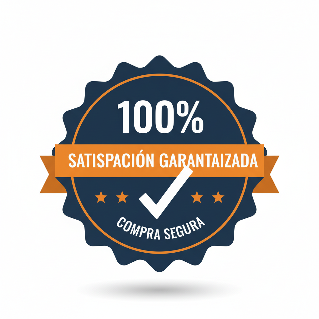 100% Satisfacción garantizada