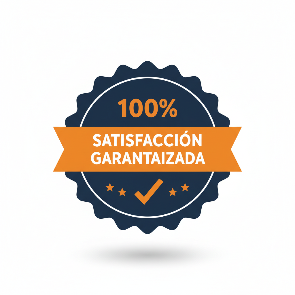 100% Satisfacción garantizada