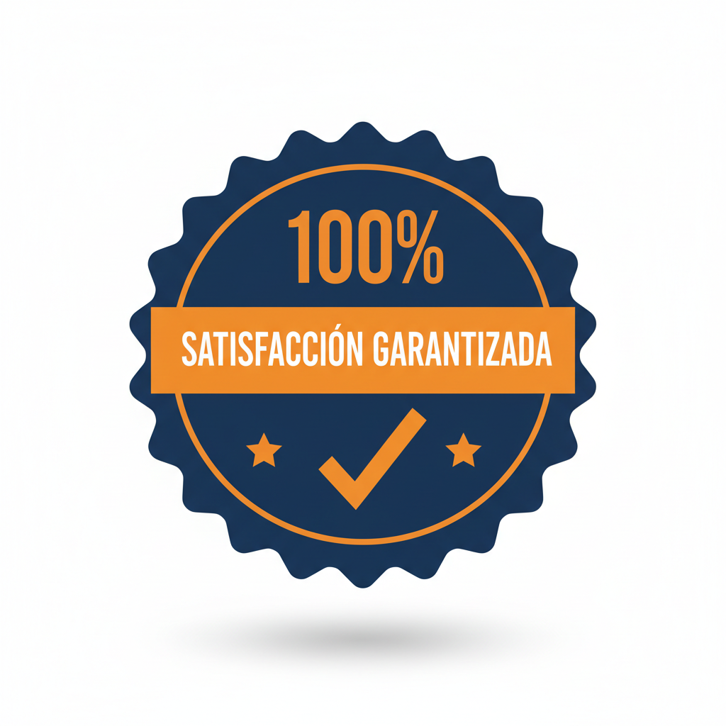 100% Satisfacción garantizada