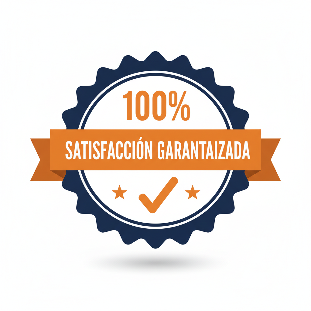 100% Satisfacción garantizada
