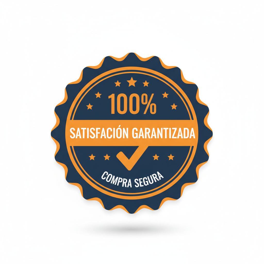 100% Satisfacción garantizada