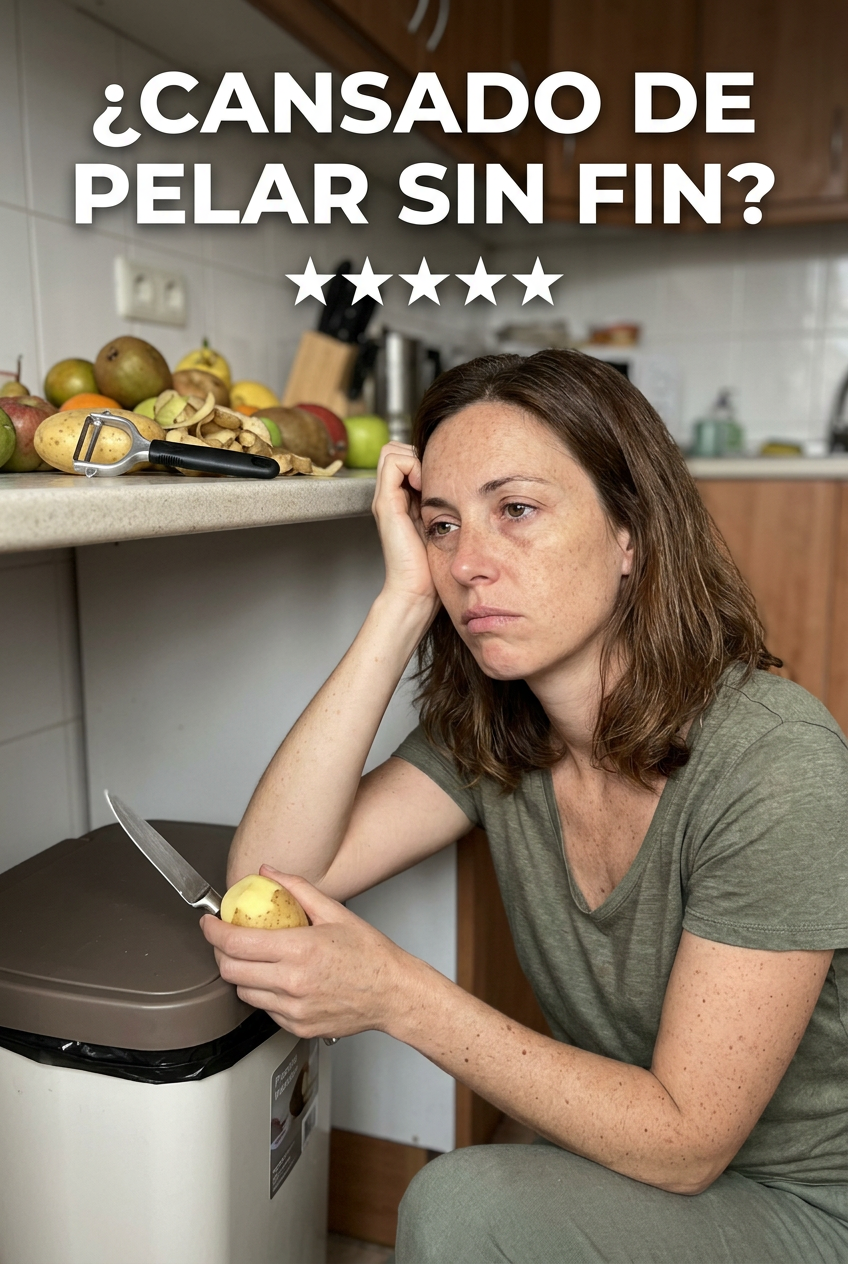 Pela frutas y verduras sin esfuerzo alguno
