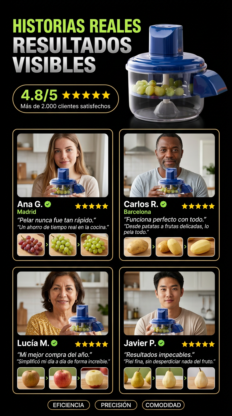 Transforma tu cocina con el pelador automático.