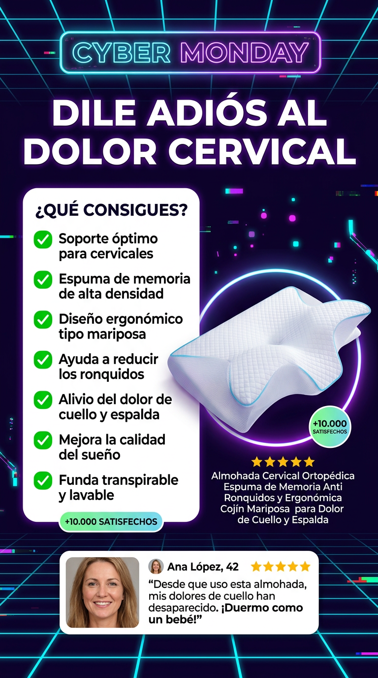 ¿Cansado del dolor cervical al despertar?