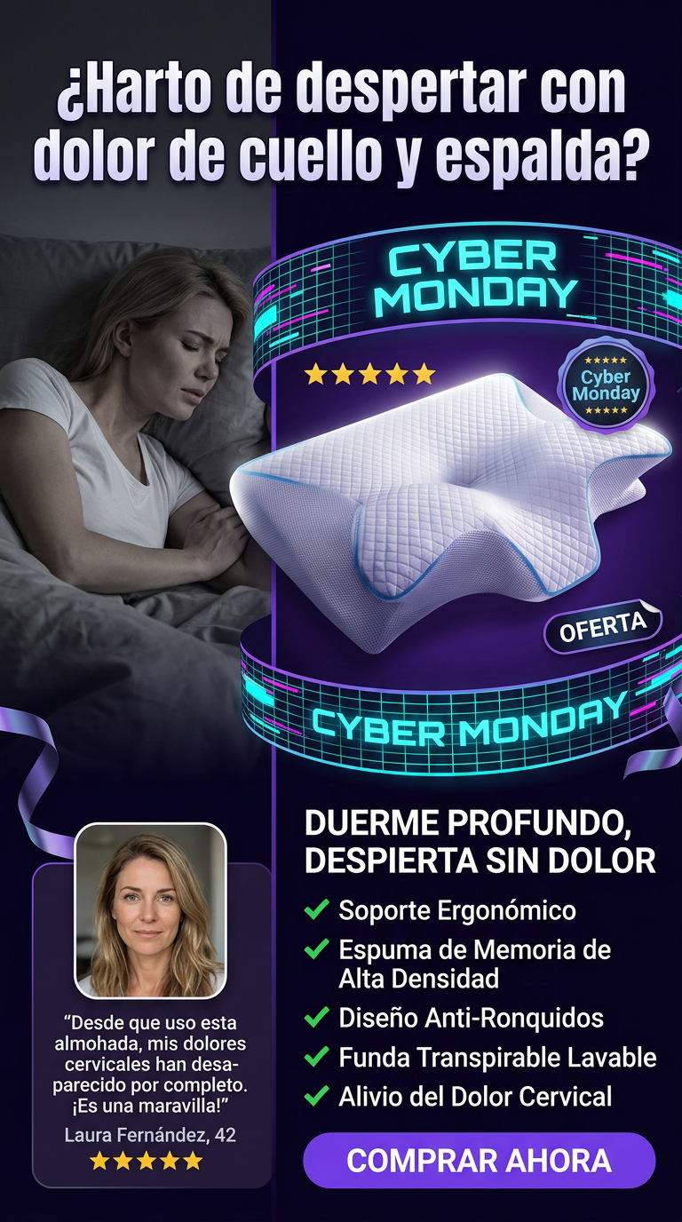 Transforma Tu Descanso: Alivia el Dolor Cervical Noche Tras Noche.