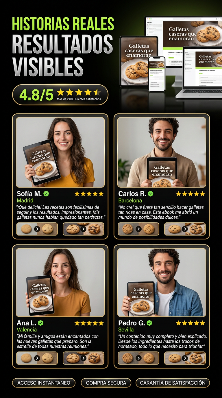 ¿Sueñas con galletas caseras perfectas?