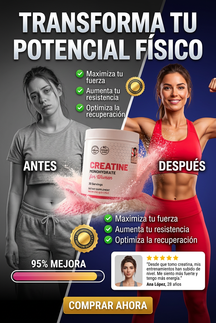 Eleva tu rendimiento deportivo con Creatina Pura