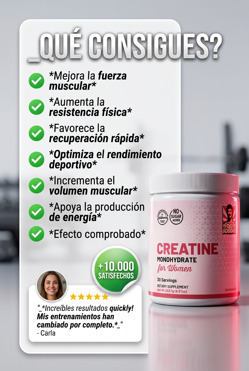 Potencia tu Rendimiento: La Creatina que Estabas Buscando