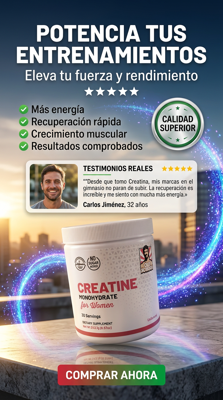 Creatina Pura: Maximiza tu Fuerza y Rendimiento