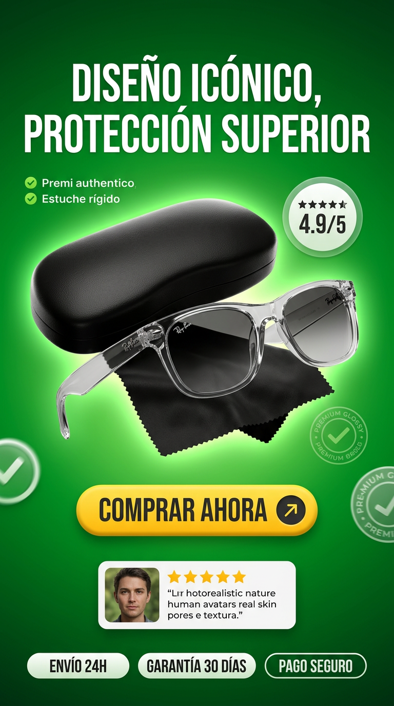 Estilo atemporal y visibilidad perfecta
