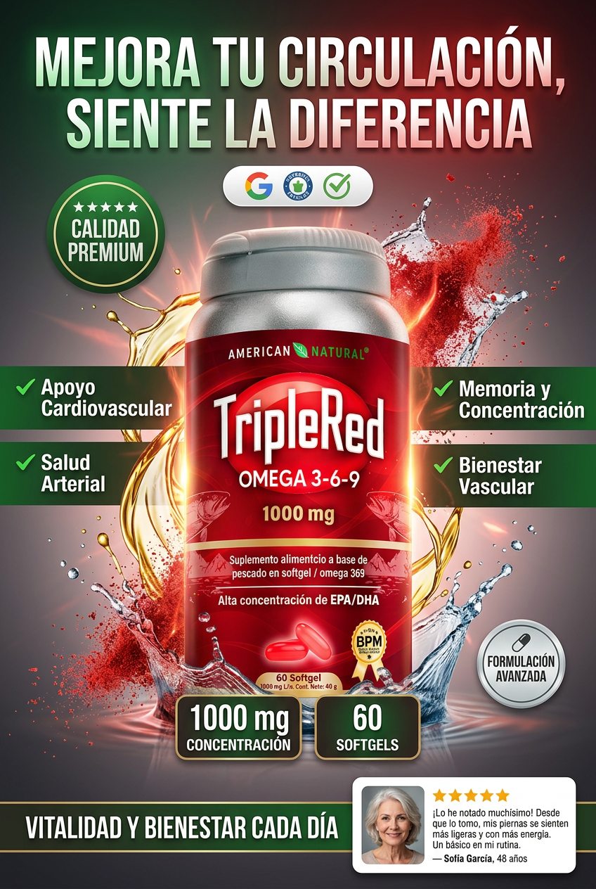 TRIPLE RED OMEGA 3-6-9