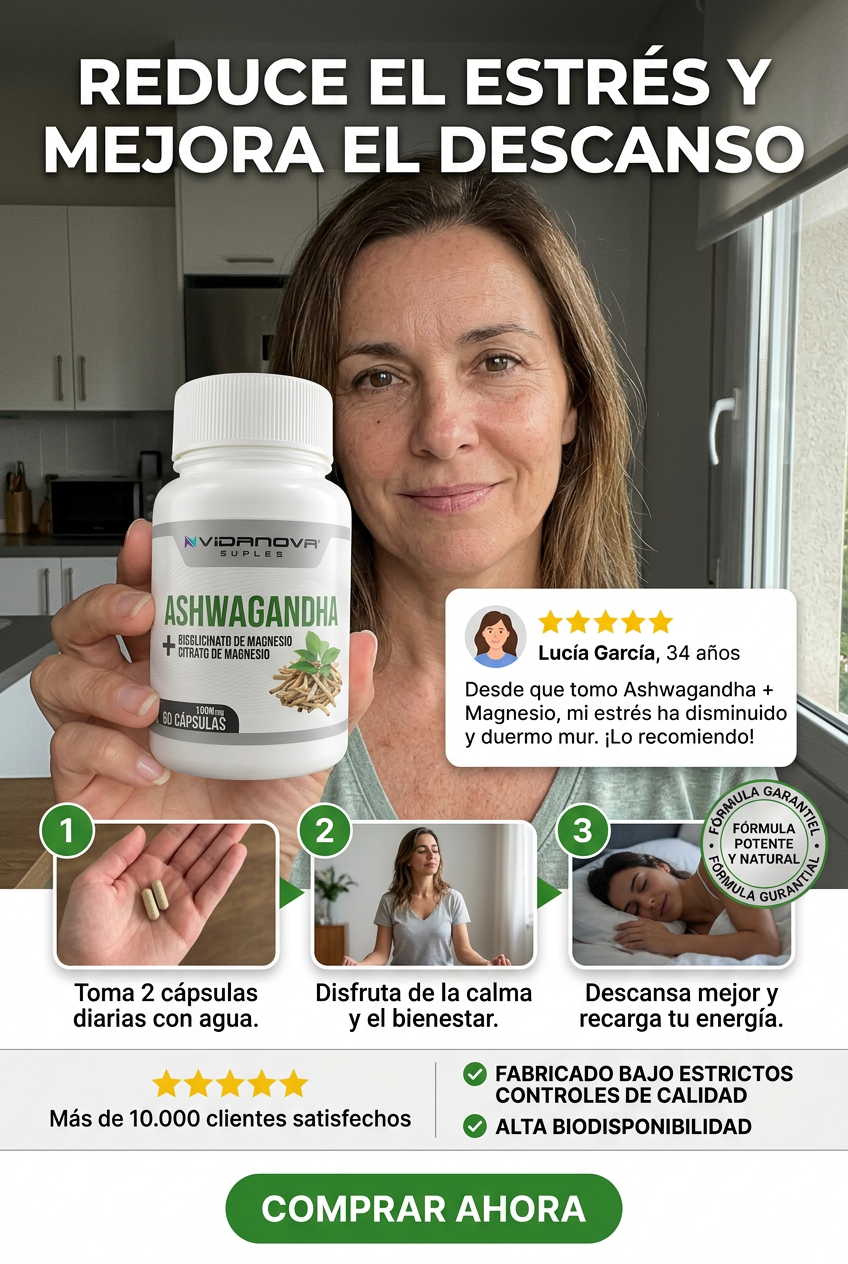 Ashwagandha + Magnesio 1000mg: Tu aliado contra el estrés