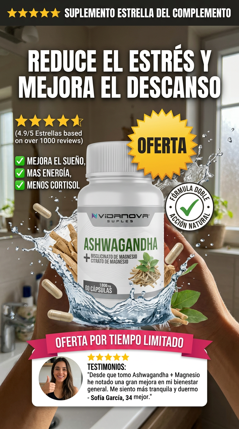 Ashwagandha + Magnesio: Tu aliado diario
