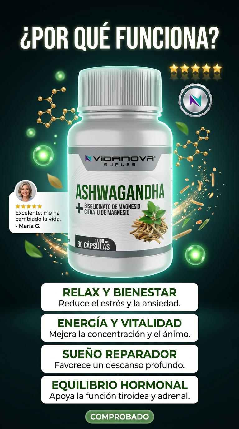 Transforma tu Bienestar Diario con Ashwagandha + Magnesio