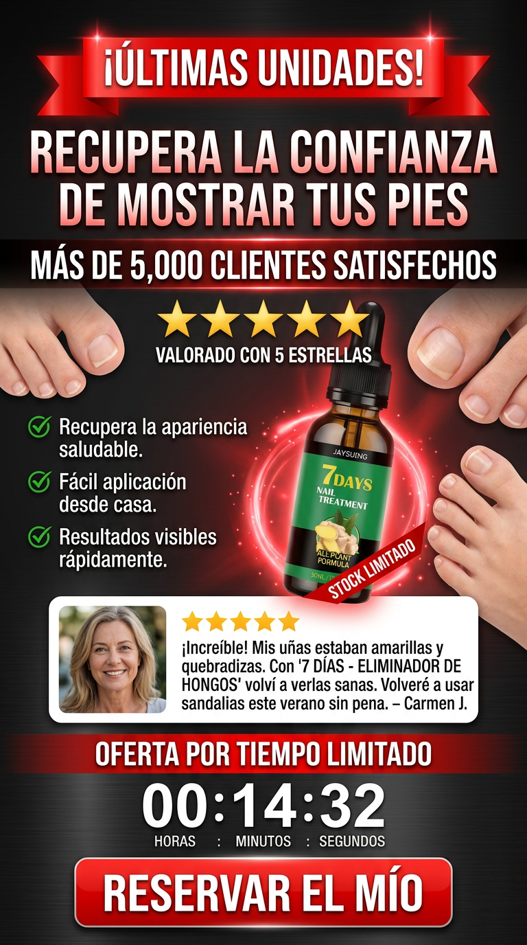 ¡Pie sano en 7 días! La solución definitiva contra los hongos
