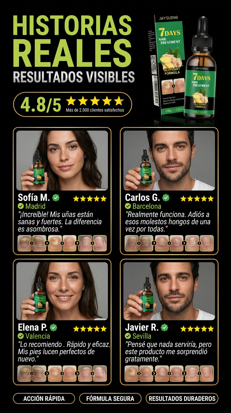 Transforma tus uñas con 7 Días - Eliminador de Hongos