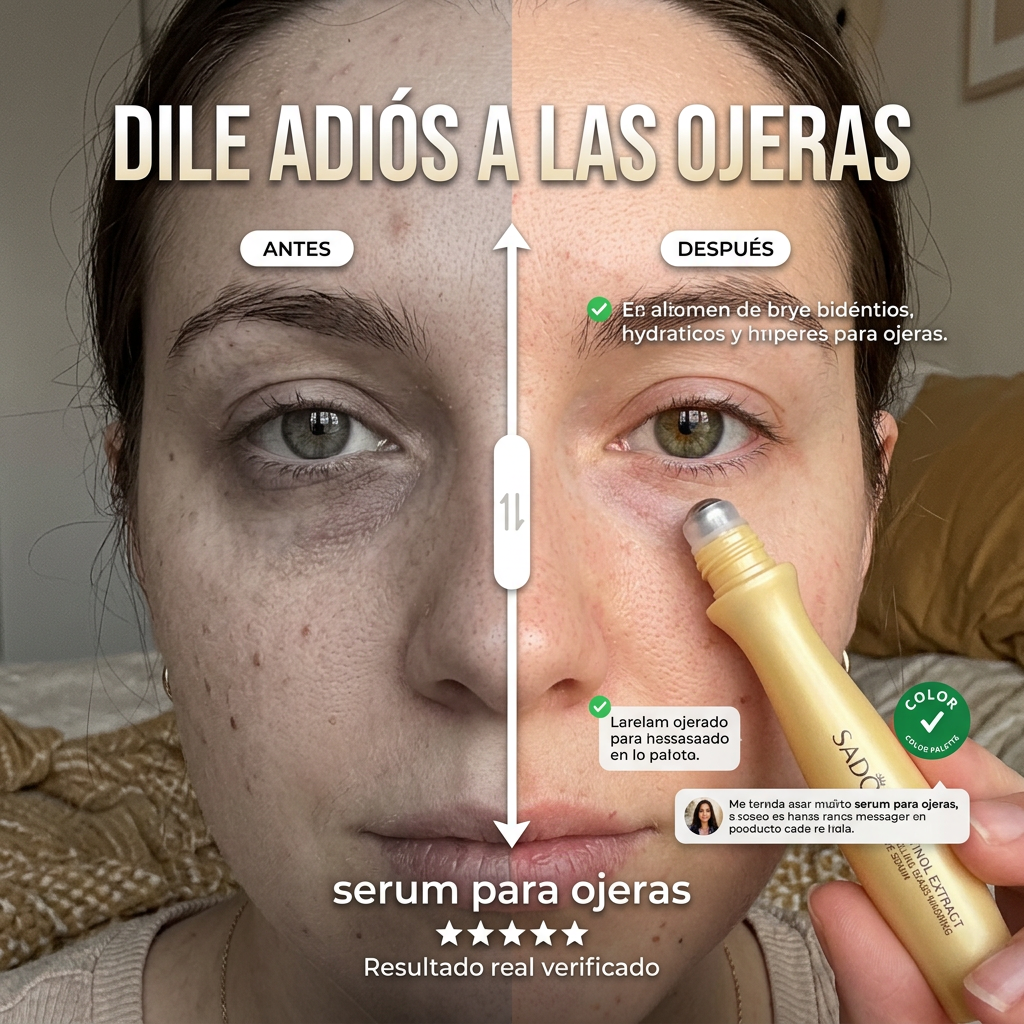 ¿Cansada de las ojeras?