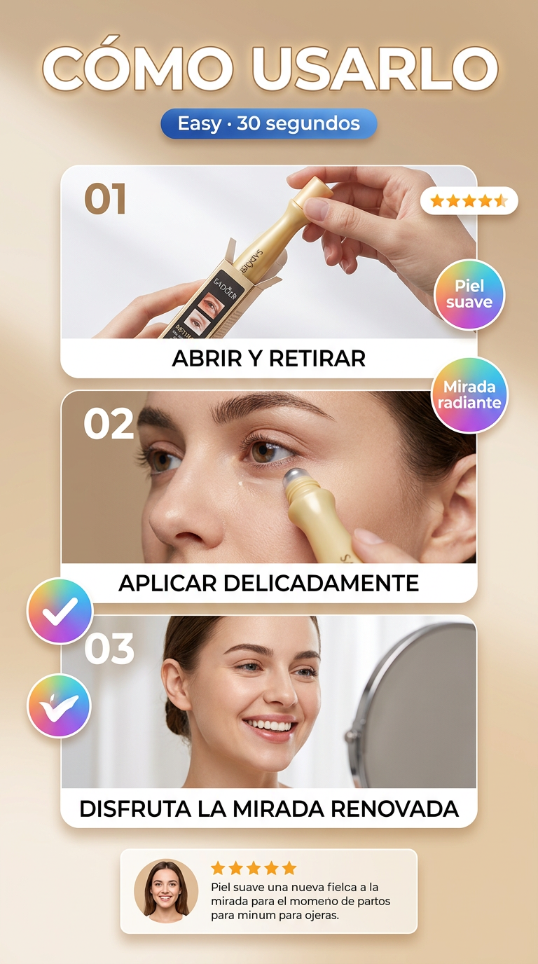 Despierta con una mirada luminosa