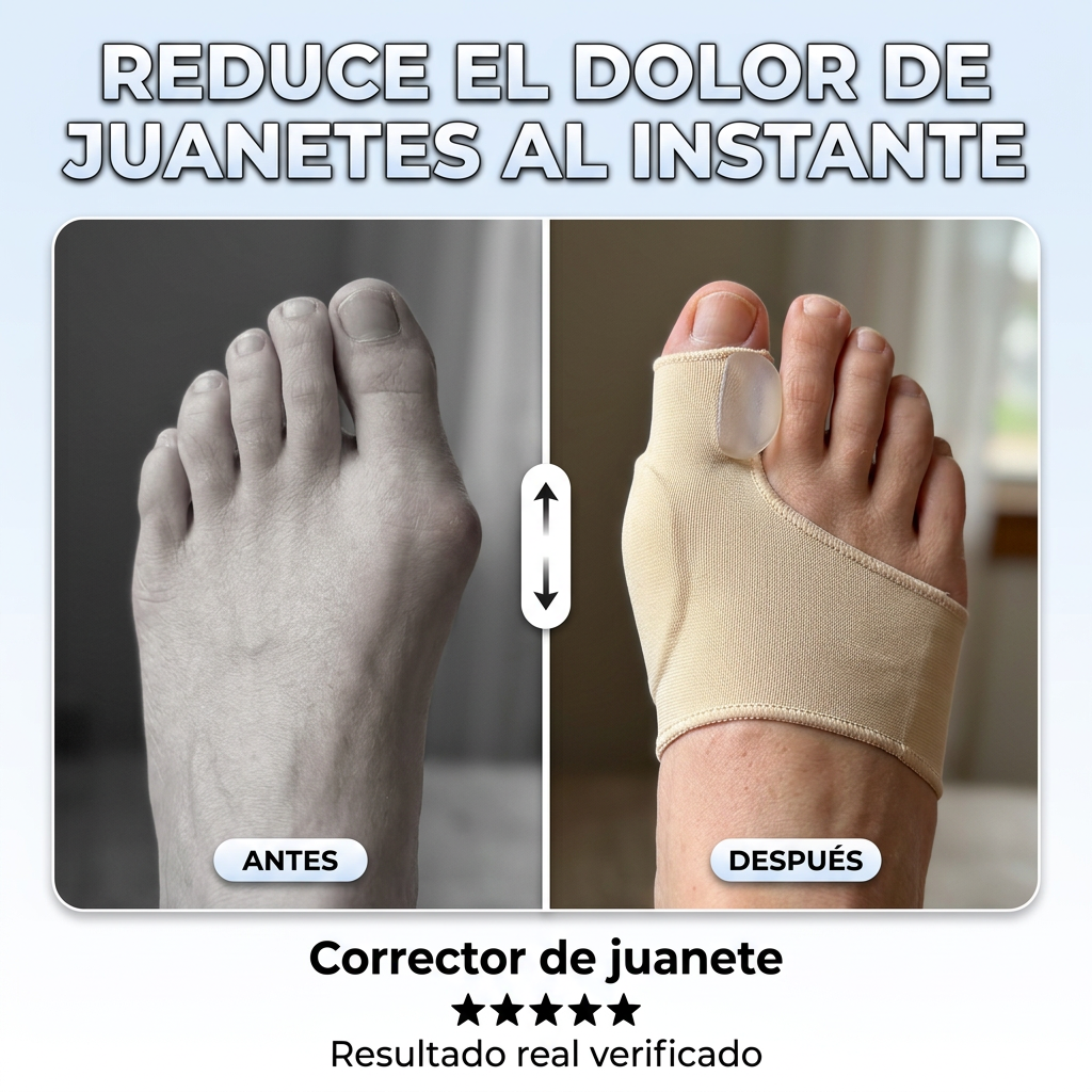 Alivia el dolor y corrige tus juanetes con comodidad