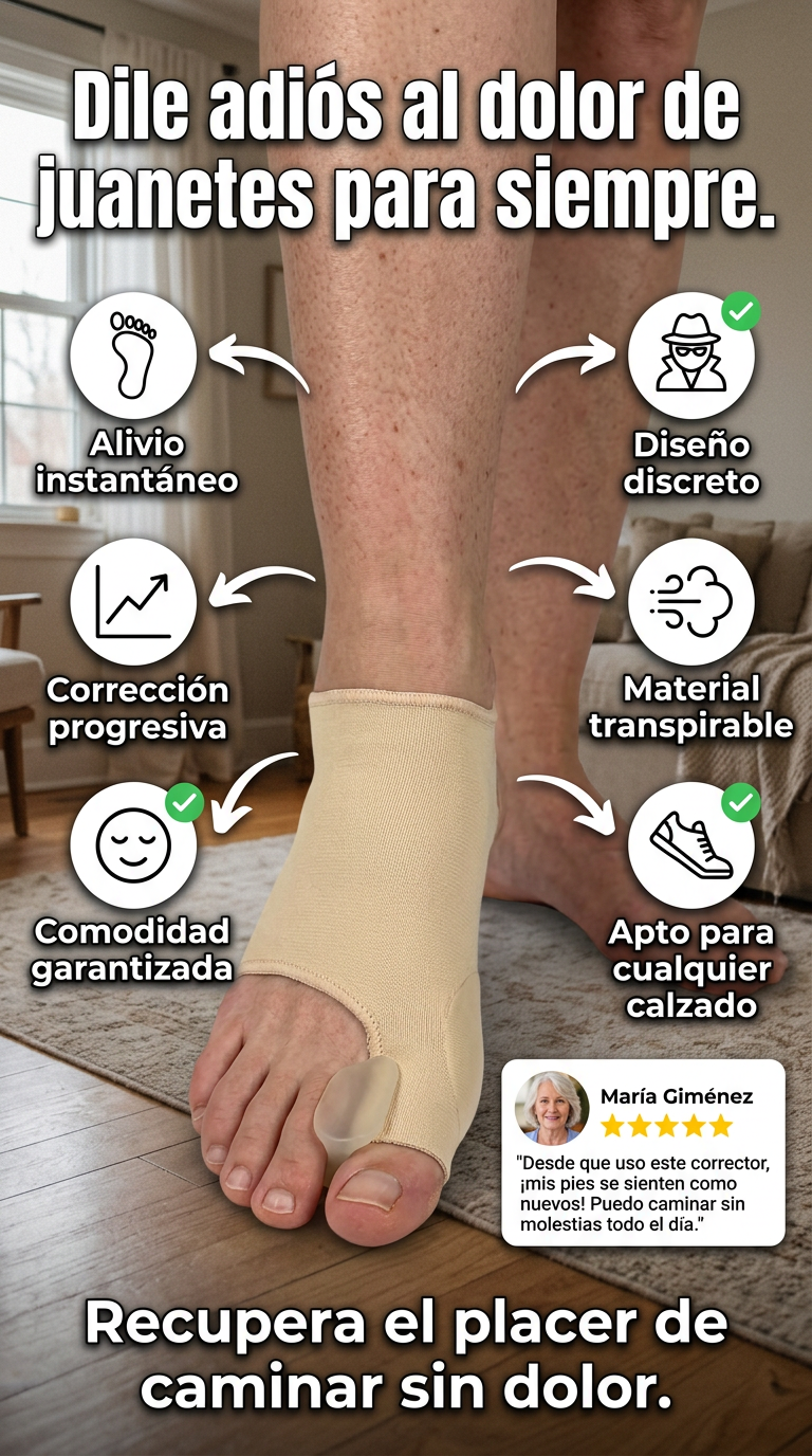 Camina sin dolor y sin preocupaciones.