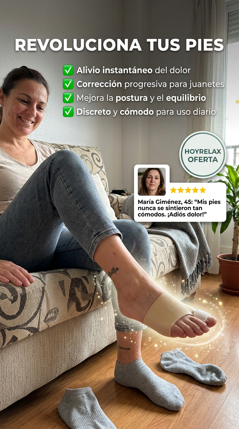 Libera tus pies: Adiós al dolor de juanetes