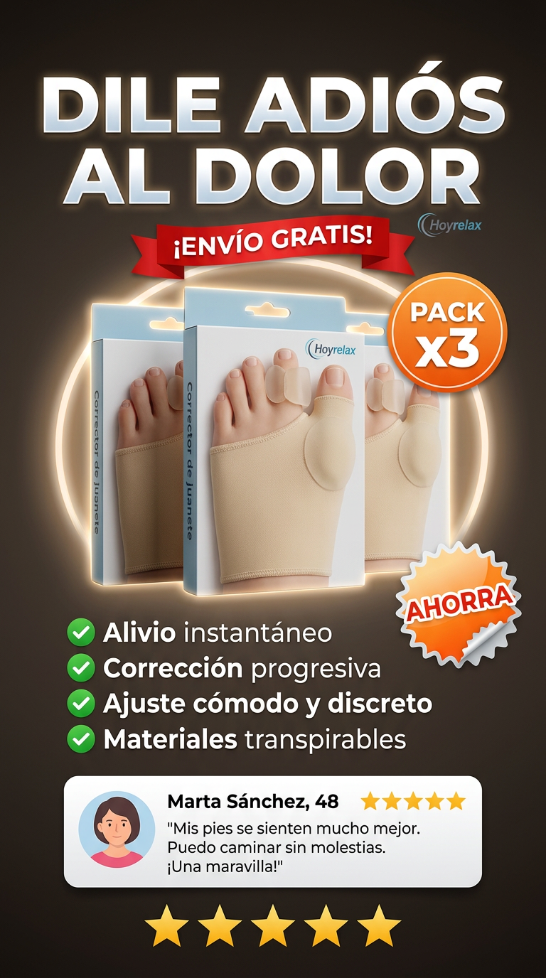Alivia el dolor y corrige tus juanetes eficazmente