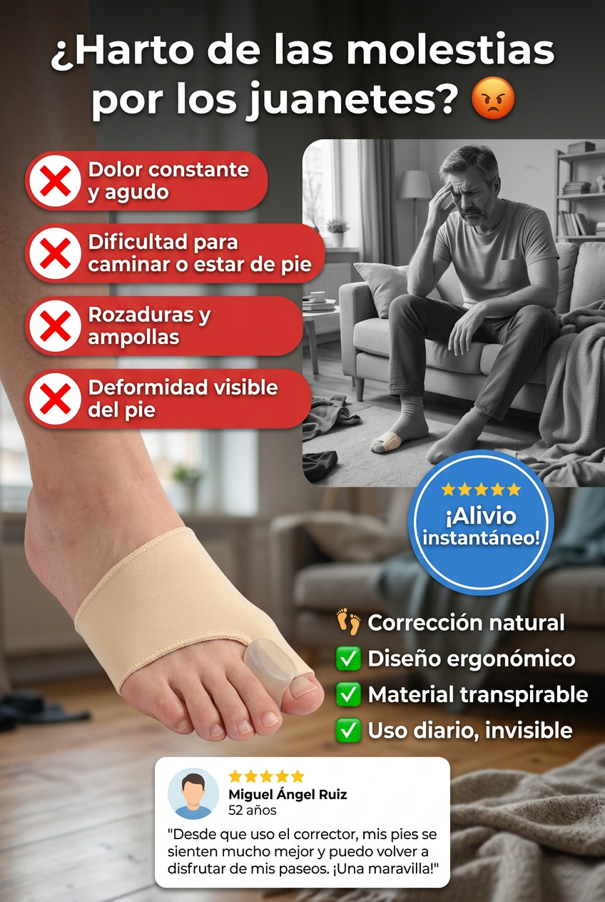 Di adiós al dolor de juanetes