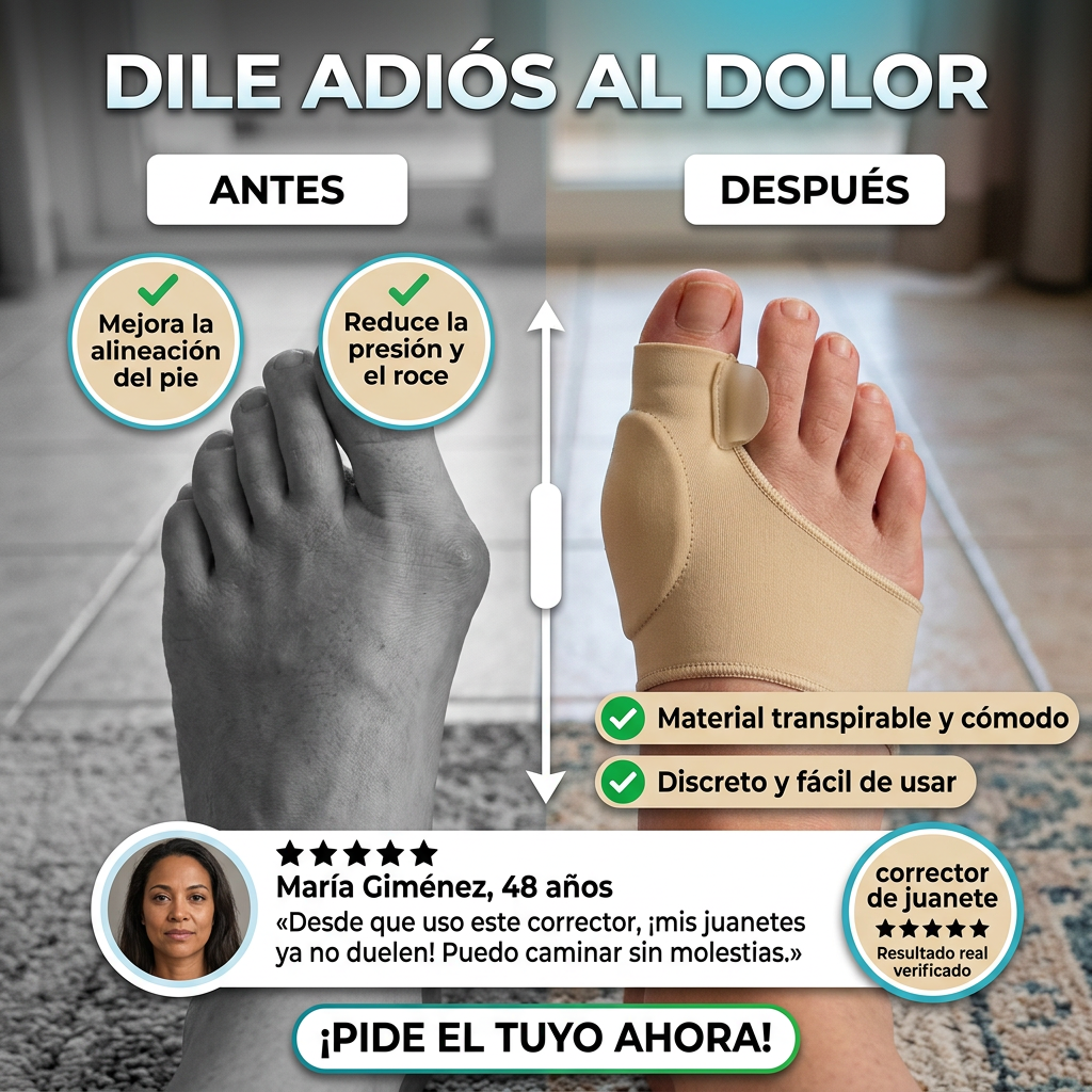 Alivio garantizado para tus juanetes