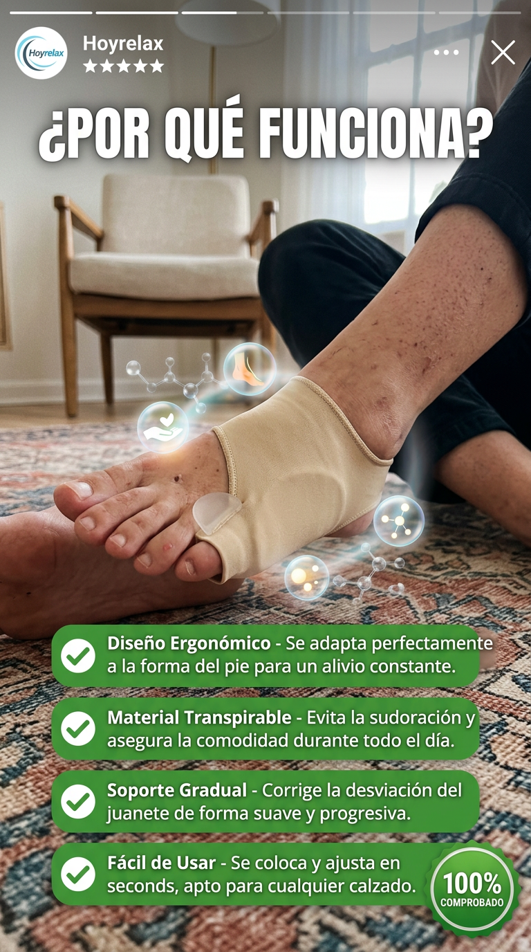 ¿Cansado del dolor de juanetes? Recupera la comodidad.