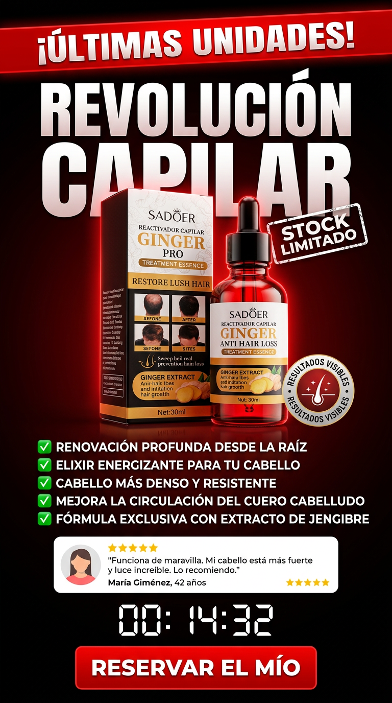 Reactivador Capilar Ginger Pro: Redescubre tu cabello