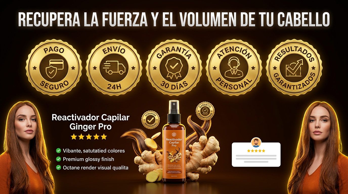 Transforma tu cabello con Reactivador Capilar Ginger Pro