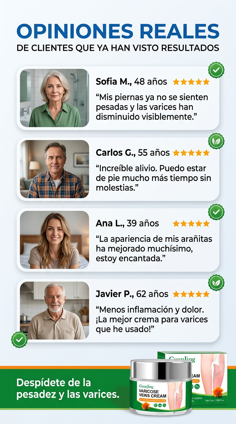 ¿Cansado de la pesadez y las varices?