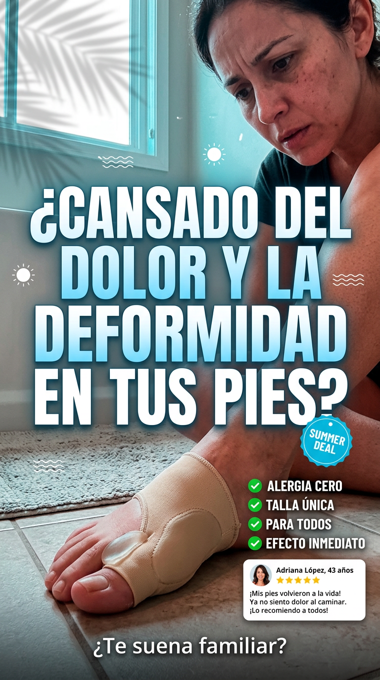 ¿Sufres de juanetes? Alivia el dolor y recupera el confort de tus pies.