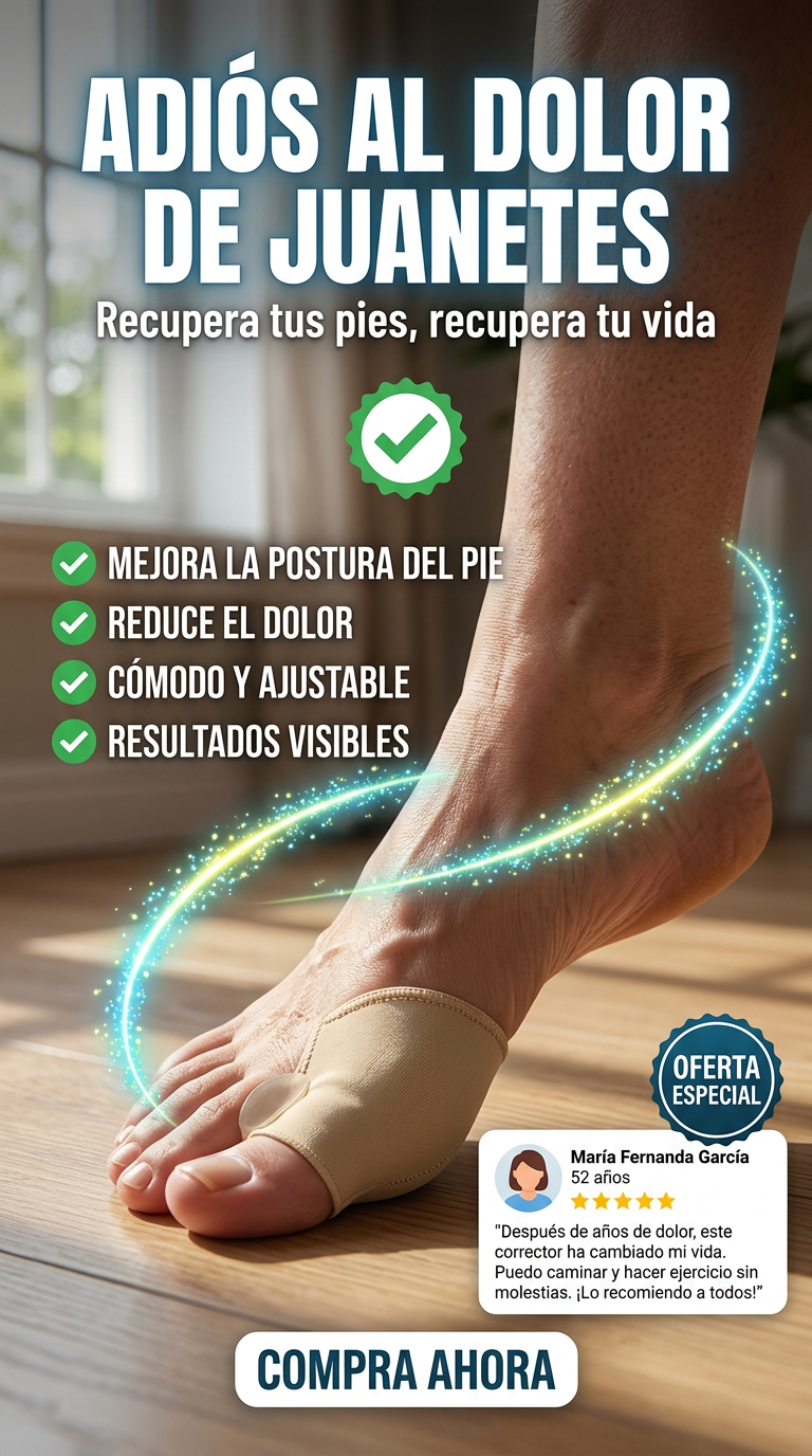 Alivia el dolor de juanetes de forma instantánea