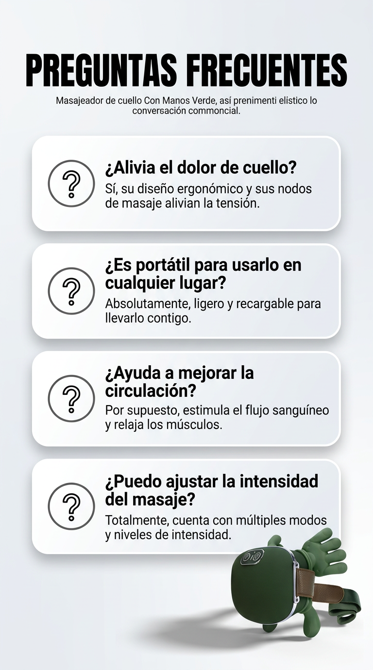 Alivio instantáneo para tu cuello