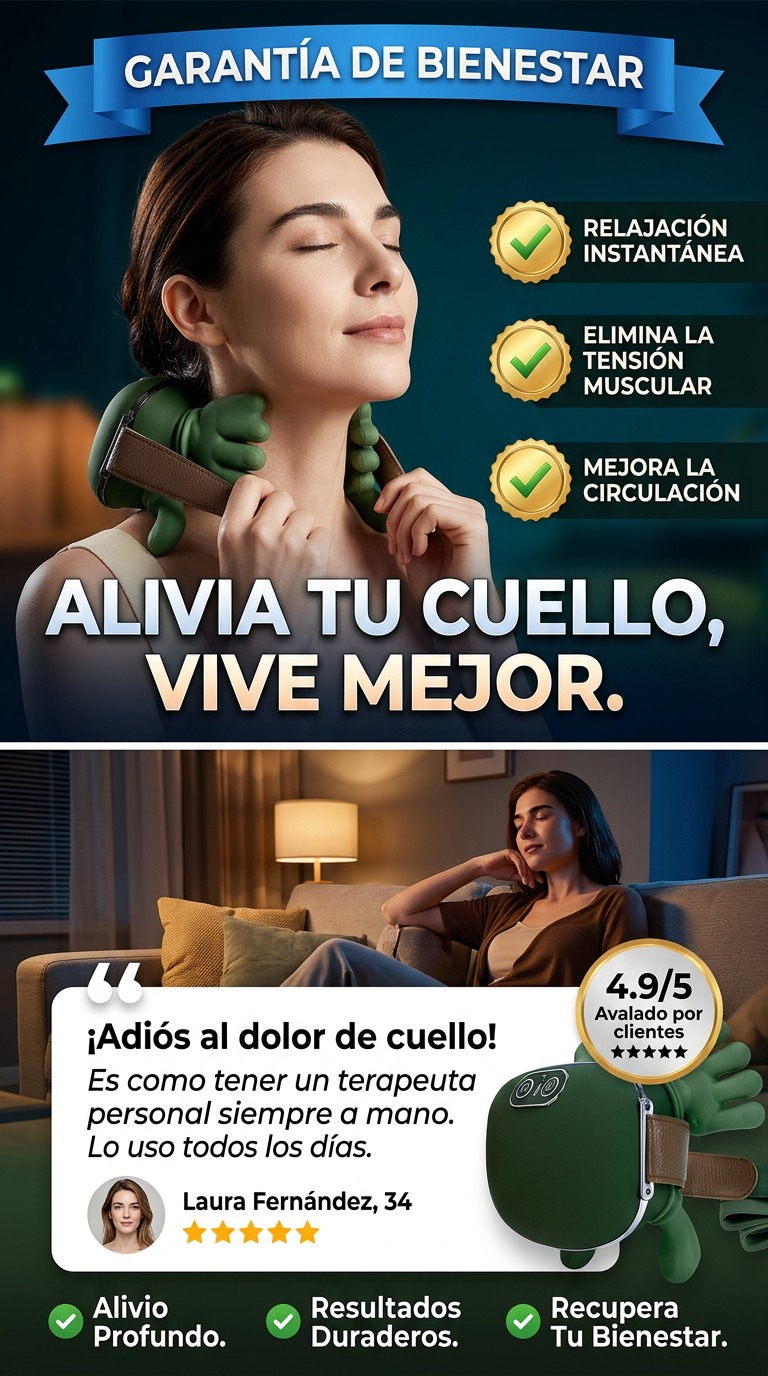 Alivio Instantáneo y Duradero para tu Cuello.