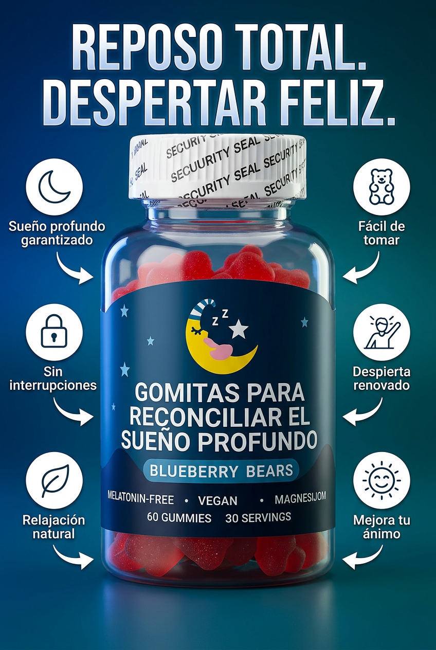 Gomitas para reconciliar el sueño profundo