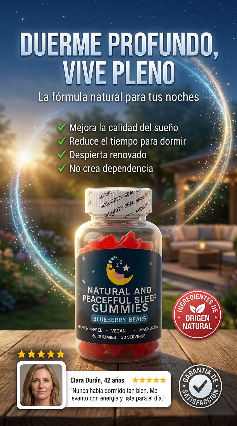 Gomitas para reconciliar el sueño profundo