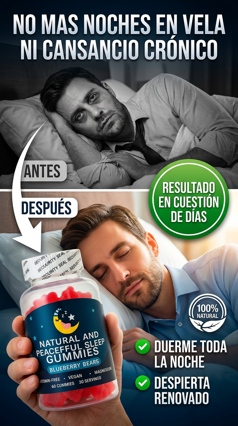 Gomitas para reconciliar el sueño profundo