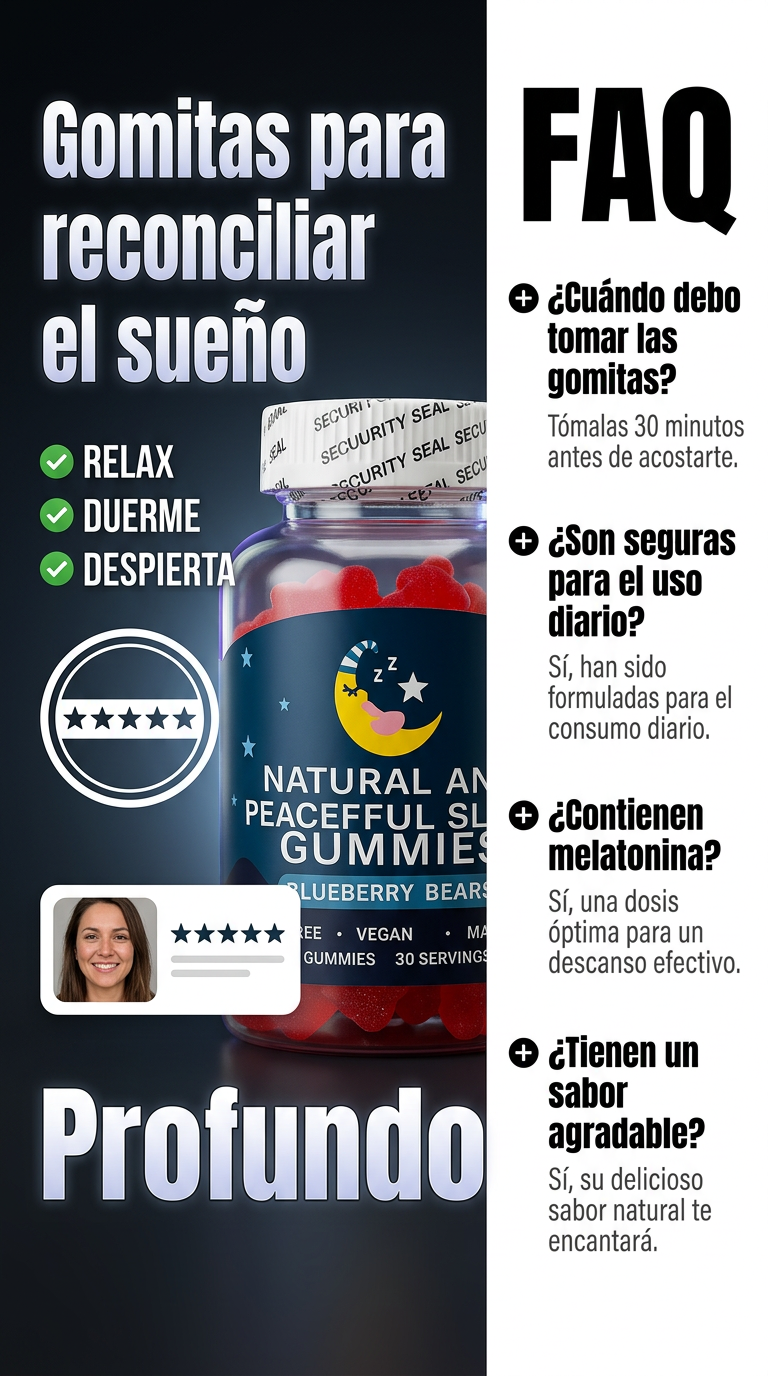 Despierta renovado con nuestras gomitas para el sueño