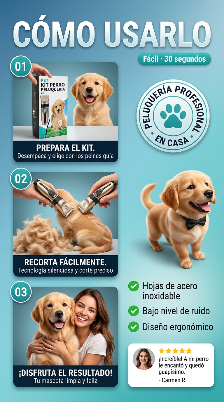 Súper fácil de usar